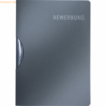 Leitz Bewerbungsmappe Elegant mit Clip d.grau