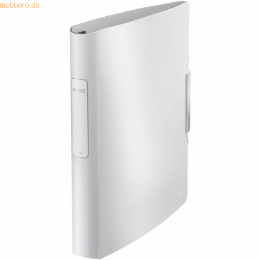 5 x Leitz Ringbuch Active Style A4 4 Ringe 30mm arktik wei