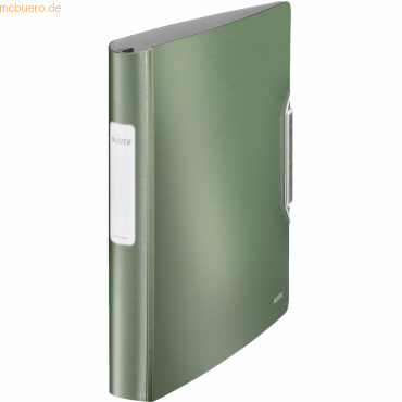 5 x Leitz Ringbuch Active Style A4 4 Ringe 30mm seladon grn