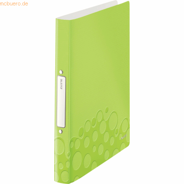 Leitz Ringbuch Wow A4 2 Ringe 25mm grn metallic
