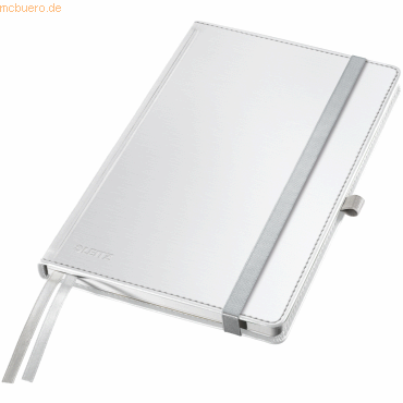 Leitz Notizbuch Style A5 80 Blatt 100g/qm liniert arktik wei