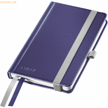 Leitz Notizbuch Style A6 80 Blatt 100g/qm liniert titan blau