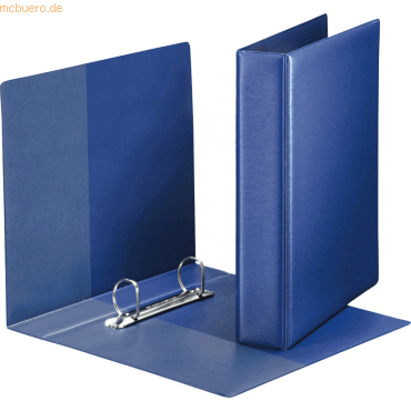 12 x Leitz Ringbuch A5 2-Ringe 25mm blau
