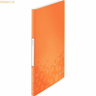 10 x Leitz Sichtbuch Wow A4 20 Hllen orange metallic