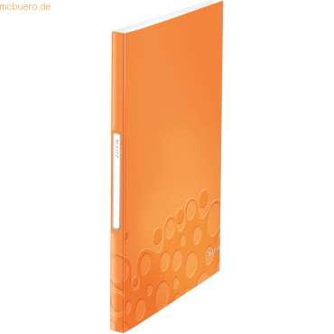 10 x Leitz Sichtbuch Wow A4 40 Hllen orange metallic