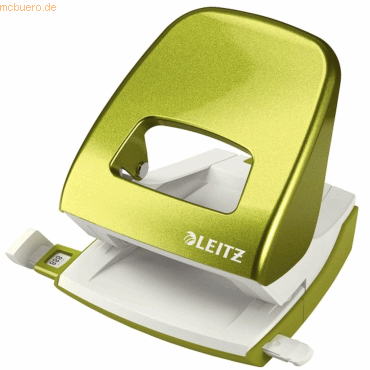Leitz Locher 2,5mm mit Anschlagschiene grn metallic
