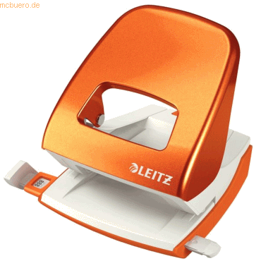 Leitz Locher 2,5mm mit Anschlagschiene orange metallic in Blisterverpa