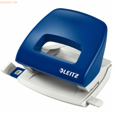 Leitz Locher Topstyle 1,6mm mit Anschlagschiene blau in Blisterverpack