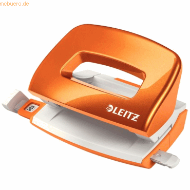 Leitz Locher Mini Nexxt Wow Metall 10 Blatt orange metallic