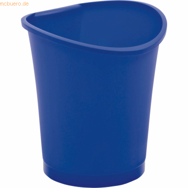 12 x Leitz Papierkorb Intego 18l blau