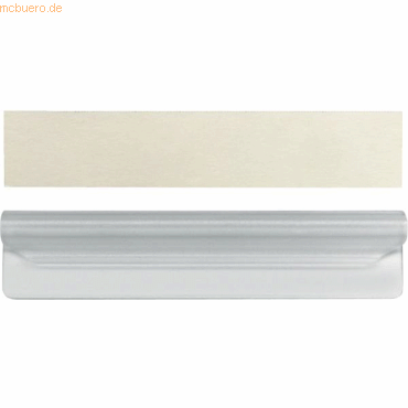 Leitz Beschriftungsschilder fr Schubladenbox Formular-Set 16x75mm gla