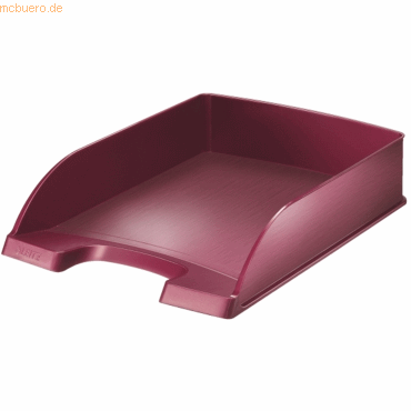 5 x Leitz Briefablage Style A4 Kunststoff granat rot