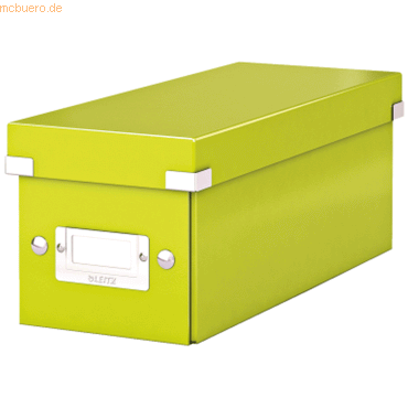 Leitz 60410064 WOW Click & Store Media Storage Box - Green