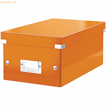 Leitz Ablagebox Click & Store DVD orange