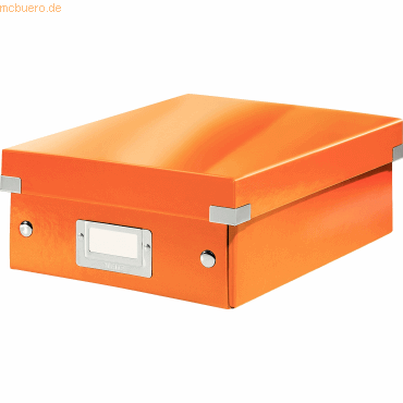 Leitz Organisationsbox Click & Store klein orange