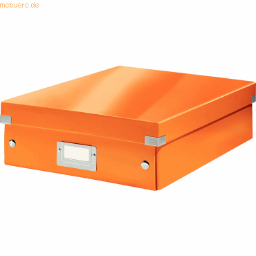 Leitz Organisationsbox Click & Store mittel orange