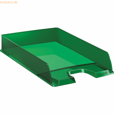 10 x Esselte Briefablage Europost A4 Polystyrol grn transparent