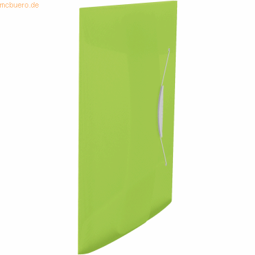 10 x Esselte Dokumentenmappe Vivida A4 PP bis 150 Blatt tranluzent gr