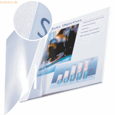 Leitz Buchbindemappe impressBind Soft Cover 3,5mm wei VE=10 Stck