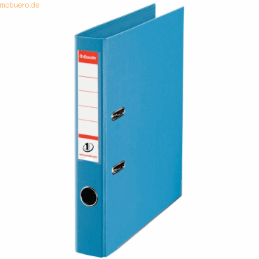 10 x Esselte Ordner No. 1 A4 50mm PP-kaschiert hellblau