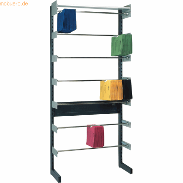 Leitz Einzel-Anbauregal Orgaclass fr 630 Stck Z-Pendelregistratur he