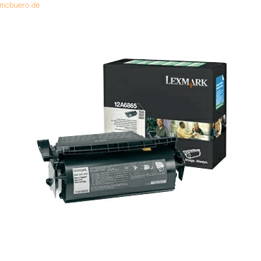 Lexmark Toner Original Lexmark 12A6865 schwarz