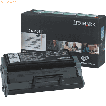 Lexmark Toner Original Lexmark 12A7405 schwarz