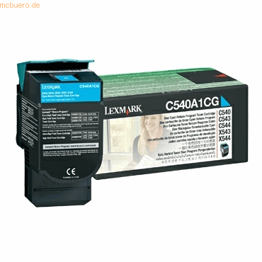 Lexmark Toner Original Lexmark C540A1CG cyan