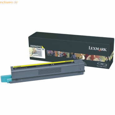Lexmark Toner Lexmark X925H2YG gelb