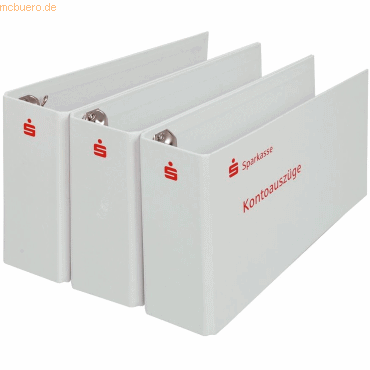 Litfax Bankordner Sparkasse (wei)
