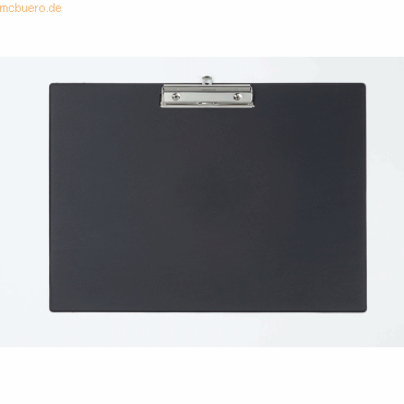 12 x Maul Schreibplatte A3 quer Kunststoff schwarz
