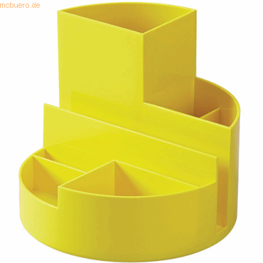 Maul Rundbox Durchmesser 14cm Hhe 12,5cm gelb