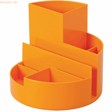 Maul Rundbox Durchmesser 14cm Hhe 12,5cm orange