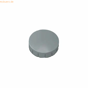 Maul Rundmagnet Solid 20 mm 0,3 kg Haftkraft 10 Stück grau
