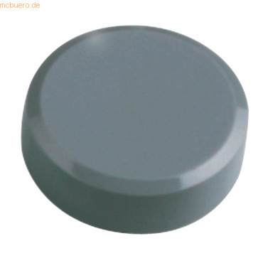 Maul Rundmagnet 30mm Durchmesser 0,6kg Haftkraft 20 Stck grau