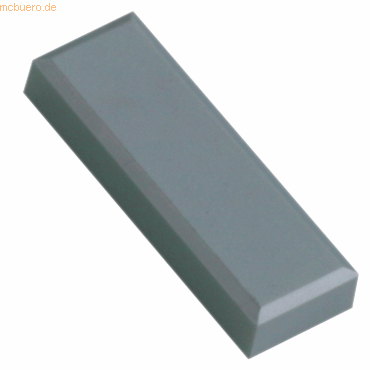Maul Rechteckmagnet 53x18mm 1kg Haftkraft 20 Stck grau