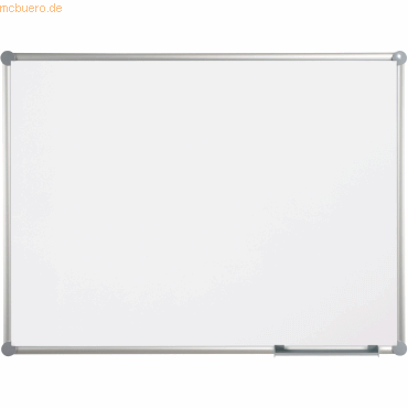 Maul Whiteboard 2000 Maulpro Emaille 120x300cm Ecken grau