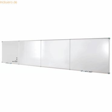 Maul Endlos-Whiteboard Grundmodul Set 90x120 cm quer Emaille