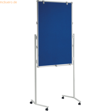 Maul Moderationstafel professionell 120x75 cm Textil/Whiteboard