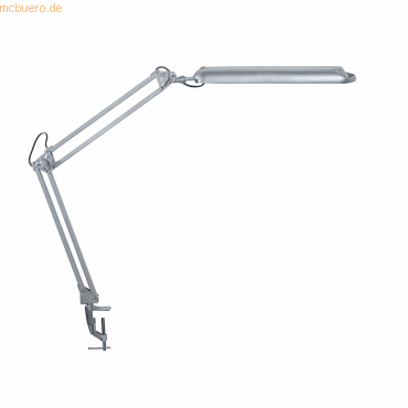 Maul Schreibtischlampe Maulatlantic mit Klemmfu silber