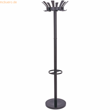 Alba Garderobenstnder Krony Hhe 180cm schwarz