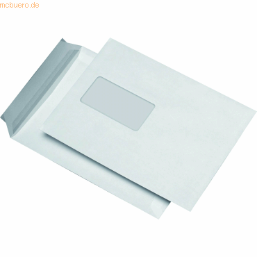 k.A. Versandtaschen C5 90g/qm Fenster haftklebend wei VE=500 Stck