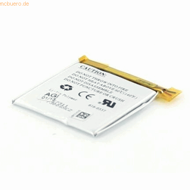 k.A. Akku für Apple iPod Nano 3 Generation Li-Ion 3,7 Volt 450 mAh