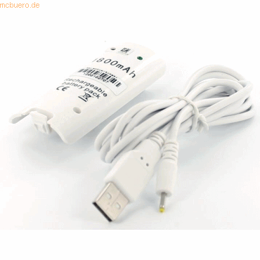 k.A. Akku fr Nintendo WII Controller NiMH 2,4 Volt 1800 mAh