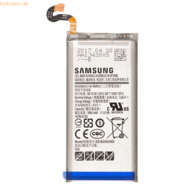 Samsung Akku fr Samsung Galaxy S8 TD-LTE Li-Ion 3,85 Volt 3000 mAh si