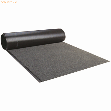 Miltex Schmutzfangmatte Olefin 183cmx6m grau mit Randanbringung an den