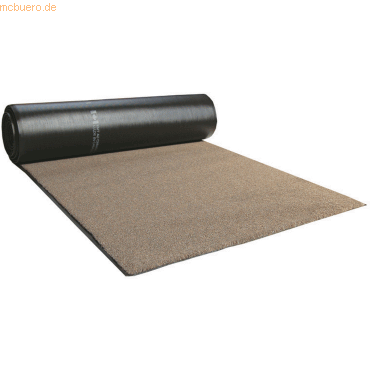Miltex Schmutzfangmatte Olefin 183cmx6m braun mit Randanbringung an de