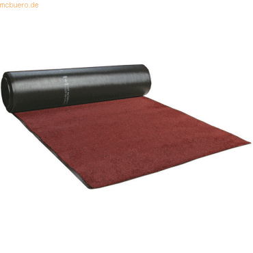 Miltex Schmutzfangmatte Olefin 183cmx6m rot mit Randanbringung an den