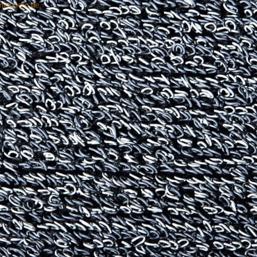 Miltex Schmutzfangmatte mit Schlingen 150x91cm grau