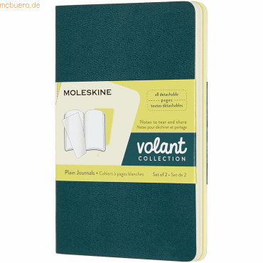 Moleskine Notizheft Volant Pocket A6 blanko Softcover VE=2 Stck kiefe